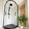 Milano Nero - Black Quadrant Shower Enclosure with Tray - Choice of Sizes
