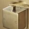 Milano Lyra - Modern 2 Outlet Thermostatic Twin Diverter Shower Valve - Brushed Brass