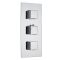 Milano Arvo - Chrome Thermostatic Shower with Diverter, Recessed Shower Head, Hand Shower and Body Jets (3 Outlet)