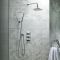 Milano Earlham - Art Deco Thermostatic Shower with Shower Head and Hand Shower (2 Outlets) - Choice of Finish