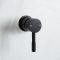 Milano Nero - Black Shower with Wall Mounted Square Shower Head (1 Outlet)