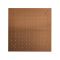 Milano Alara - Modern 400mm Square Ceiling Mounted Recessed Shower Head - Brushed Copper