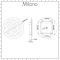 Milano - 400mm Round Recessed Shower Head - Choice of Finish