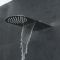 Milano Mirage - Modern 500mm Round Concealed Shower Head with Waterblade - Chrome