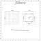 Milano - 500mm Square Recessed Shower Head - Choice of Finish