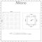 Milano - 600mm Square Recessed Shower Head - Choice of Finish