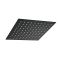 Milano Preto - Square 300mm Shower Head - Black