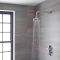 Milano Elizabeth - 155mm Traditional Apron Shower Head - Chrome