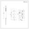 Milano Lyra - Thermostatic Shower with Overflow Bath Filler and Riser Rail with Hand Shower (2 Outlet) - Brushed Brass