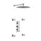Milano Mirage - Chrome Thermostatic Shower with Shower Head and Body Jets (2 Outlet)