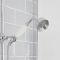 Milano Elizabeth - Chrome and White Traditional Triple Exposed Thermostatic Shower with Grand Rigid Riser Rail and Wall Spout (3 Outlet)