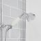 Milano Elizabeth - Chrome and White Traditional Triple Exposed Thermostatic Shower with Grand Rigid Riser Rail and Wall Spout (3 Outlet)