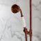 Milano Elizabeth - Brushed Copper Traditional Triple Exposed Thermostatic Shower with Grand Rigid Riser Rail and Bath Spout (3 Outlet)