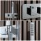 Milano Arvo - Modern Square Twin Diverter Thermostatic Shower Valve with Hand Shower - Chrome