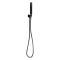 Milano Preto - Twin Diverter Thermostatic Shower Valve with 300mm Shower Head and Hand Shower (2 Outlet) - Black