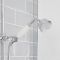 Milano Elizabeth - Chrome and White Traditional Thermostatic Shower with Diverter, Hand Shower and Bath Spout (2 Outlet)