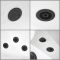 Milano Breeze - Whirlpool Corner Spa Bath - 1400mm x 1400mm - Black
