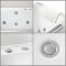 Milano Breeze - Whirlpool Double Ended Spa Bath - 1700mm x 800mm - Chrome