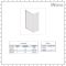 Milano Monet - Antique Brass Sliding Shower Door - Choice of Sizes and Side Panel