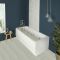 Milano Richmond - Traditional Whirlpool Single Ended Spa Bath - 1700mm x 750mm - Choice of Panels