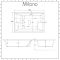 Milano Serene - Double-Ended Deep Inset Bath - 1800mm x 1200mm - Choice of Jets