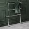 Milano Derwent - Traditional Minimalist Chrome Electric Heated Towel Rail - 966mm x 673mm