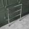 Milano Derwent - Traditional Minimalist Chrome Electric Heated Towel Rail - 966mm x 673mm