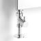 Milano - Minimalist Straight Radiator Valve and Pipe Set - Chrome