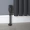 Milano - Modern Thermostatic Angled Radiator Valve and Lockshield - Choice of Finish