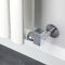 Milano - Chrome Square Corner Radiator Valves