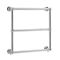 Milano Derwent - Wall Mounted Traditional Chrome Minimalist Heated Towel Rail - Choice of Size