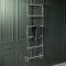 Milano Derwent - Wall Mounted Traditional Chrome Minimalist Heated Towel Rail - Choice of Size