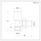 Milano - Brushed Copper Modern Angled Radiator Valves (Pair)