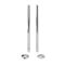 Milano - Chrome Pipe Connectors 300mm (Pair)