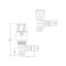 Milano - Liquid Filled Thermostatic Radiator Valve & Lockshield Valve Pack