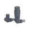 Milano - Thermostatic Corner Radiator Valve and Lockshield - Choice of Finish