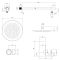 Villeroy & Boch Universal - Thermostatic Shower System with 250mm Round Shower Head and Hand Shower (2 Outlet) - Brushed Nickel