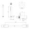 Villeroy & Boch Universal - Thermostatic Shower System with 250mm Round Shower Head and Hand Shower (2 Outlet) - Brushed Nickel