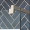 Milano Hunston - Brushed Nickel Walk-In Shower Enclosure with Slate Tray - Choice of Sizes