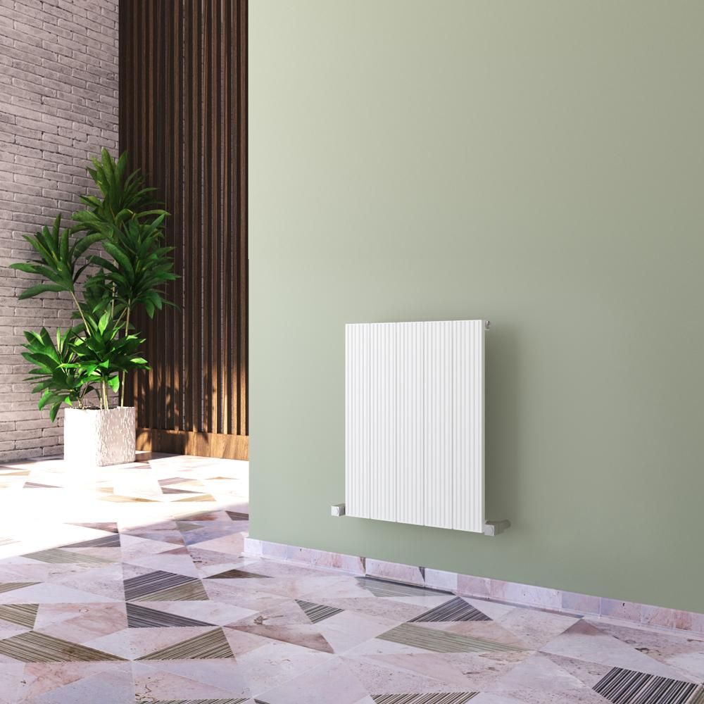 Carisa Monza - Aluminium Horizontal Designer Radiator - Single Panel - 600mm x 470mm - White