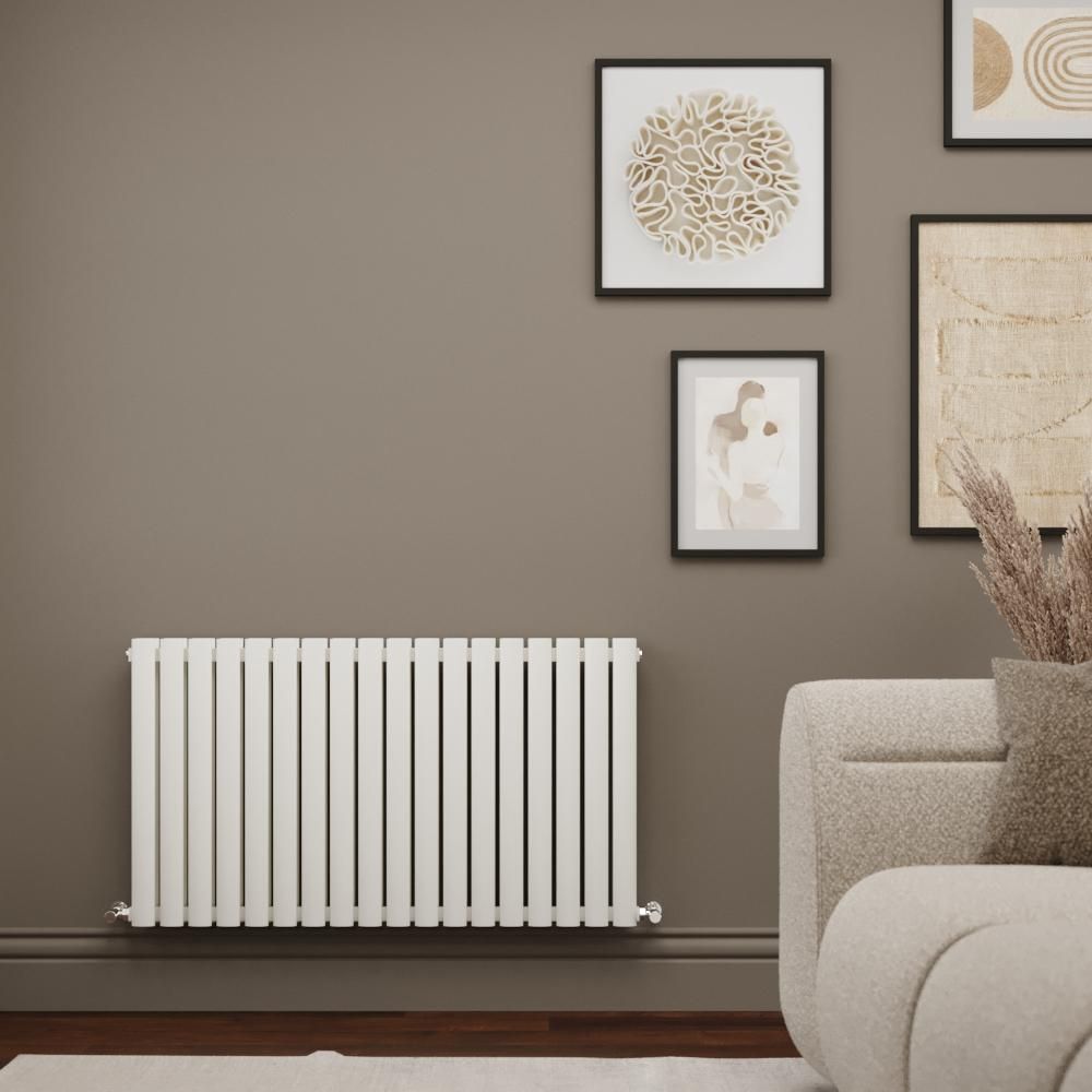 Milano Aruba - Aluminium Horizontal Designer Radiator - Double Panel - Everyday Colours