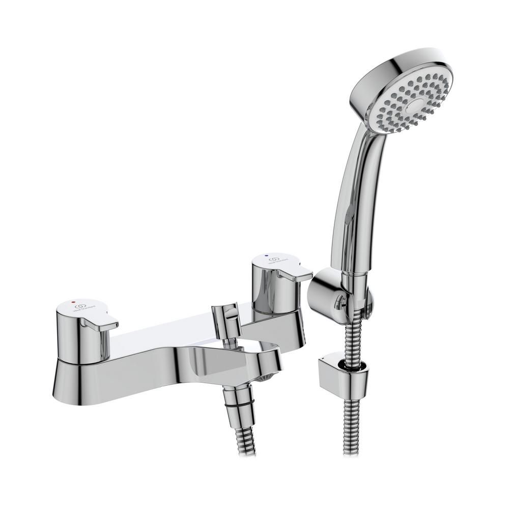 Ideal Standard Calista - Deck Mounted Bath Shower Mixer Tap - Chrome