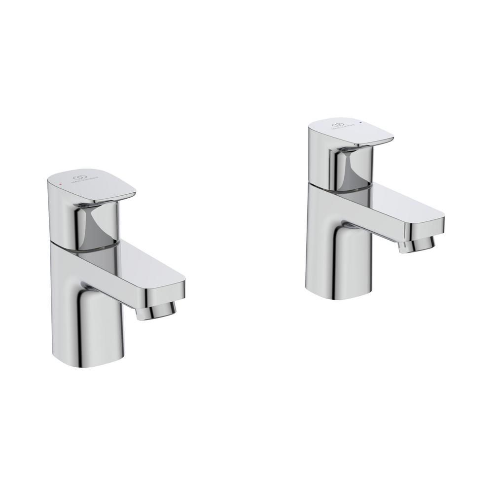 Ideal Standard Ceraplan - Basin Pillar Taps - Chrome