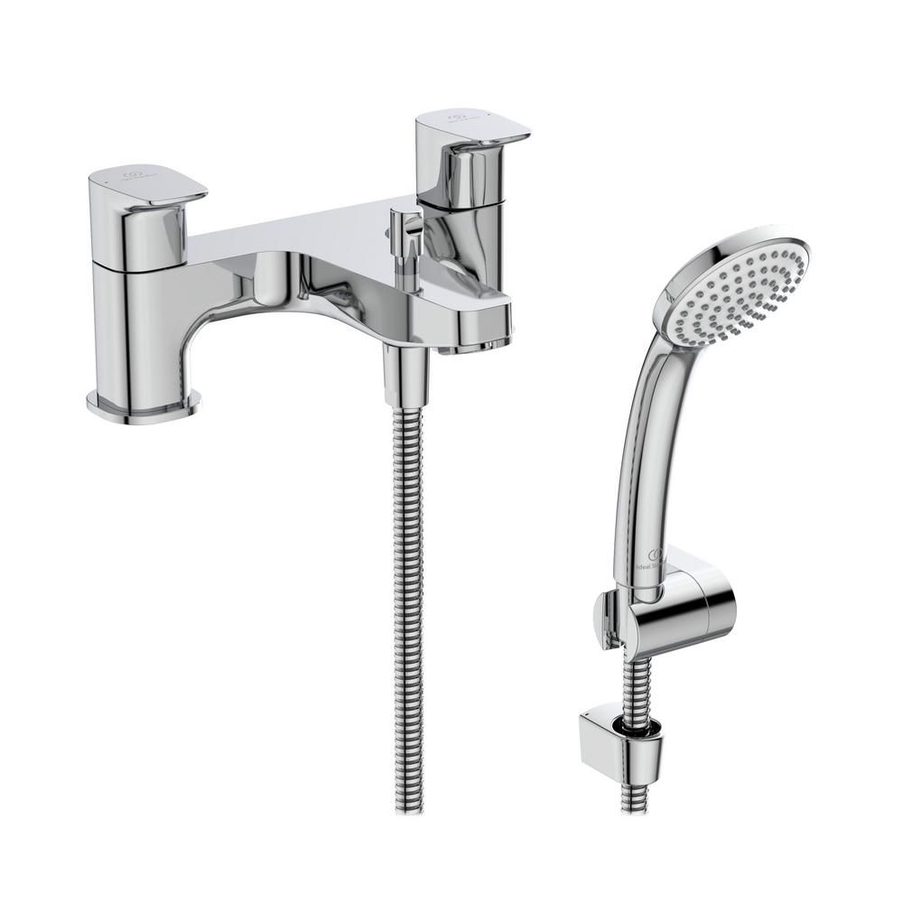 Ideal Standard Ceraplan - Deck Mounted Bath Shower Mixer Tap - Chrome