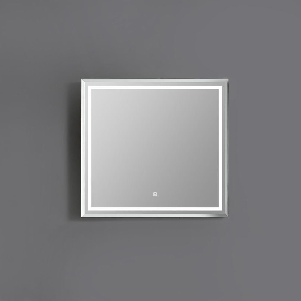 Milano Bromley - Modern Waterproof LED Mirror - 750mm x 700mm - Choice of Finish