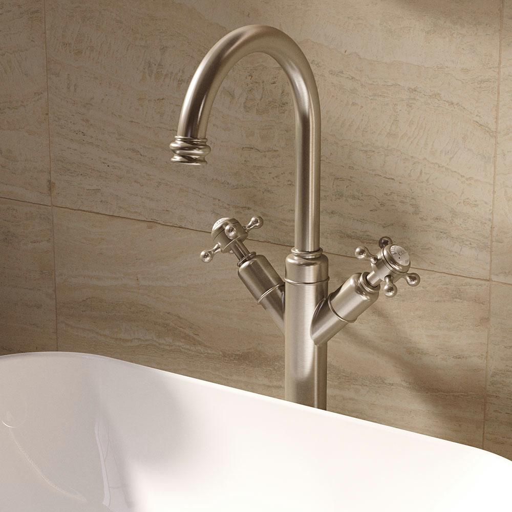 Crosswater Belgravia - Traditional High Rise Mixer Tap - Choice of Finish & Handles