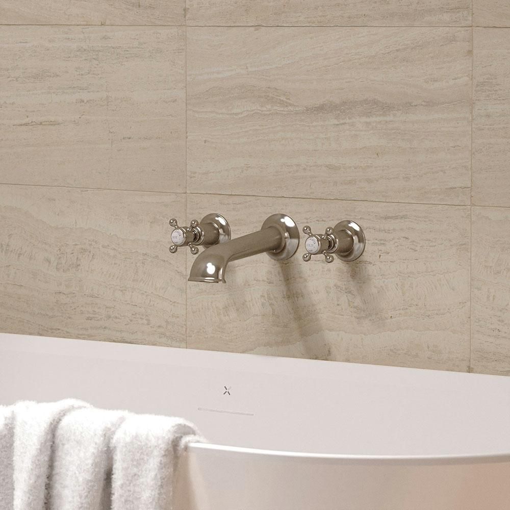 Crosswater Belgravia - Traditional Crosshead Bath Filler Tap - Choice of Finish & Handles
