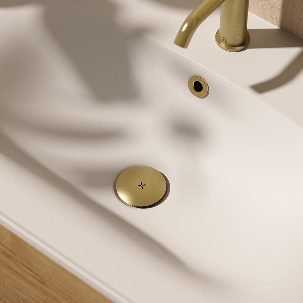 Crosswater - Universal Push Button Basin Waste - Choice of Finish