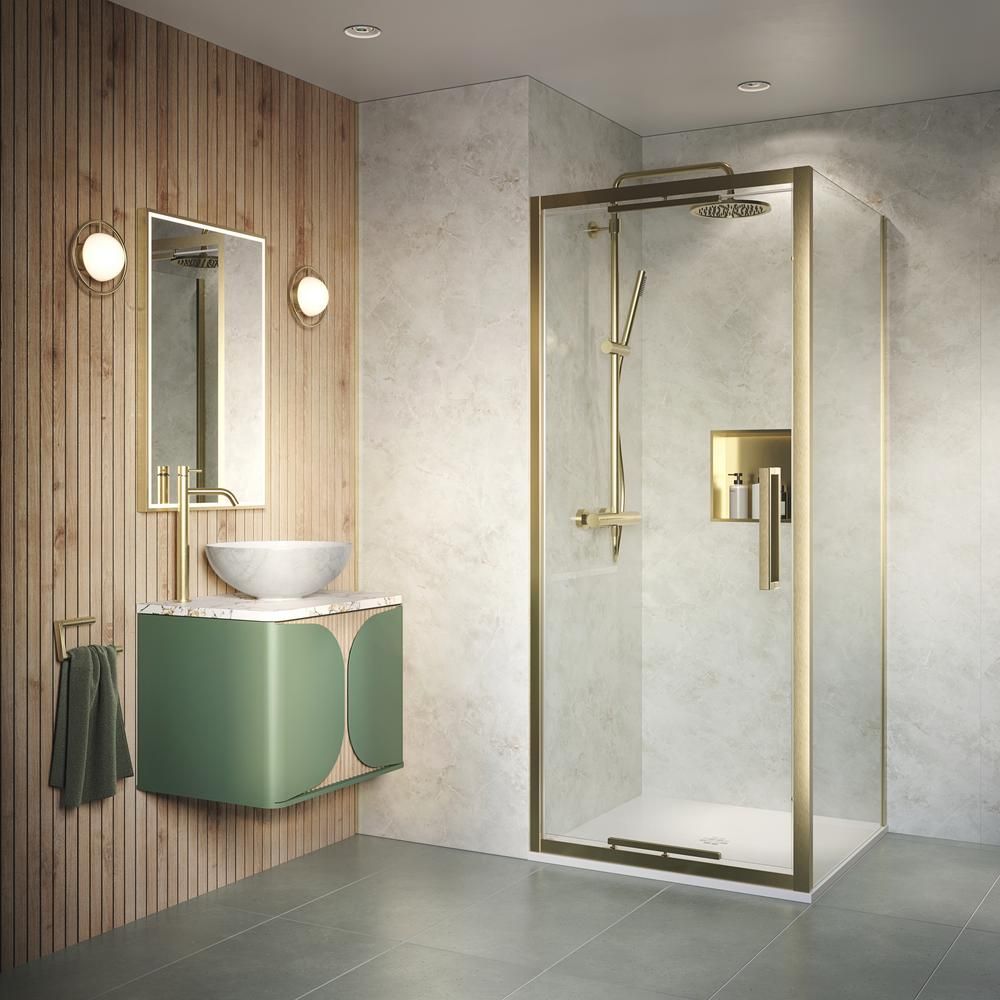 Showerwall The Arcade Collection  - Wood Effect Bathroom Wall Panel - 2400mm x 600mm – Choice of Finish