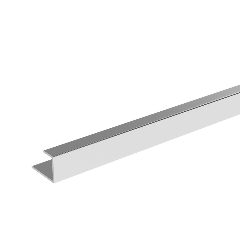 Showerwall - Aluminium Extrusion End Trim (ET1) 2450mm x 11mm – Choice of Finish 